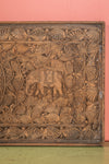 Vintage Carved Wooden Panel