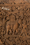 Vintage Carved Wooden Panel