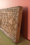 Vintage Carved Wooden Panel