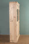 Cream Vintage Almirah with Tiles <p>W:95cm D:34cm H:187cm </p>