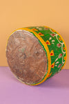 Vintage Hand Painted Wooden Pot (Re-worked) - 299