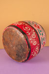 Vintage Hand Painted Wooden Pot (Re-worked) - 315