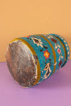 Vintage Hand Painted Wooden Pot (Re-worked) - 320