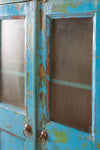 Blue Vintage Glazed Cupboard
