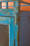 Blue Vintage Glazed Cupboard