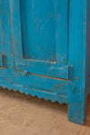 Blue Vintage Sideboard with Mirror