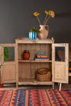 Vintage Cream Glazed Cabinet