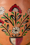 Hand Painted Vintage Large Wooden Pot (Re-worked) - 15
