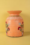 Hand Painted Vintage Large Wooden Pot (Re-worked) - 15