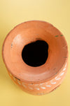 Hand Painted Vintage Large Wooden Pot (Re-worked) - 15