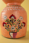 Hand Painted Vintage Large Wooden Pot (Re-worked) - 15