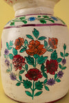 Hand Painted Vintage Large Wooden Pot (Re-worked) - 16