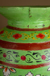 Hand Painted Vintage Large Wooden Pot (Re-worked) - 20