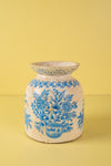 Hand Painted Vintage Large Wooden Pot (Re-worked) - 21