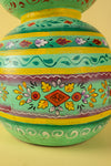 Hand Painted Vintage Large Wooden Pot (Re-worked) - 26