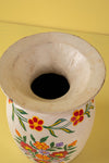 Hand Painted Vintage Large Wooden Pot (Re-worked) - 30