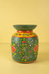 Hand Painted Vintage Large Wooden Pot (Re-worked) - 32