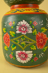 Hand Painted Vintage Large Wooden Pot (Re-worked) - 32