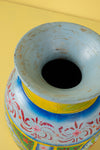 Hand Painted Vintage Large Wooden Pot (Re-worked) - 34