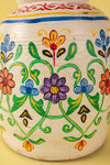Hand Painted Vintage Large Wooden Pot (Re-worked) - 35