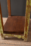 Green Vintage Wooden Side Table