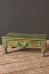Vintage Green Low Side Table
