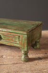 Vintage Green Low Side Table