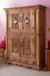 Carved Vintage Wooden Almirah