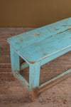 Turquoise Vintage Low Console Table