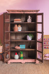 Pink Vintage Display Cabinet