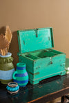 Turquoise Vintage Storage Chest
