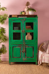 Green Vintage Glazed Cabinet