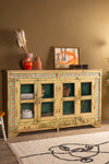 Vintage Cream Sideboard with Tiles