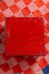 Red & Cream Vintage Bajot Table - 04