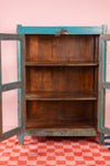 Teal Blue Vintage Glazed Cabinet