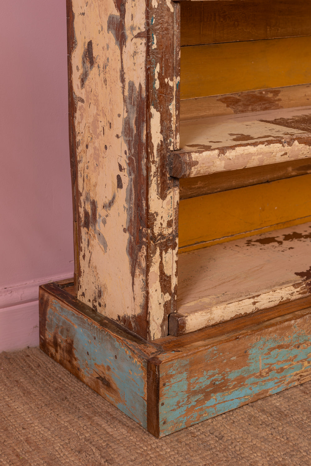 Tall Vintage Cream Shelves Ian Snow Ltd