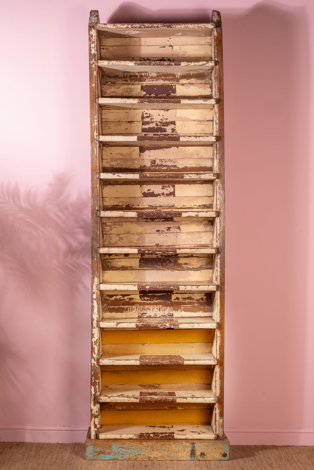 Tall Vintage Cream Shelves Ian Snow Ltd