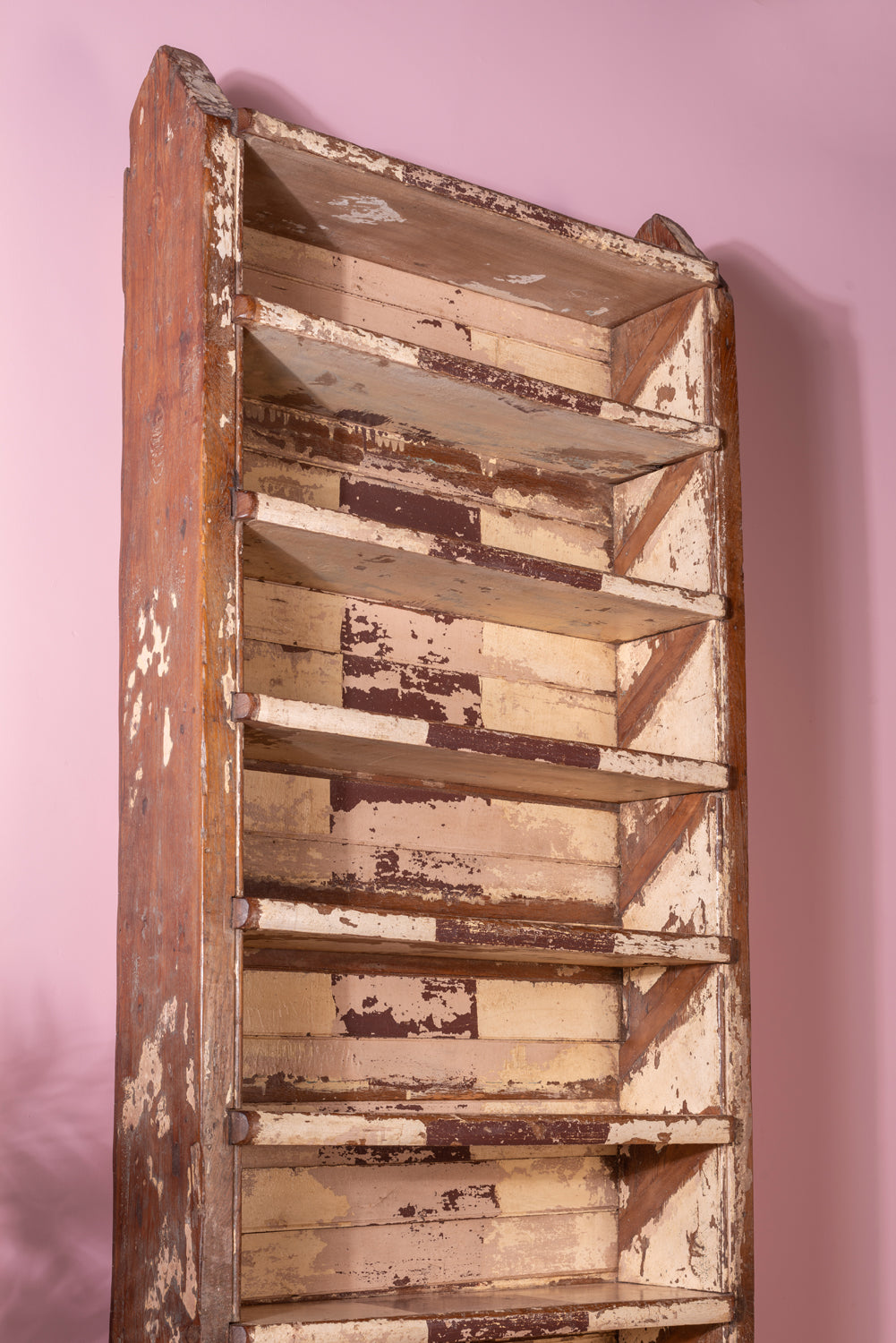 Tall Vintage Cream Shelves Ian Snow Ltd