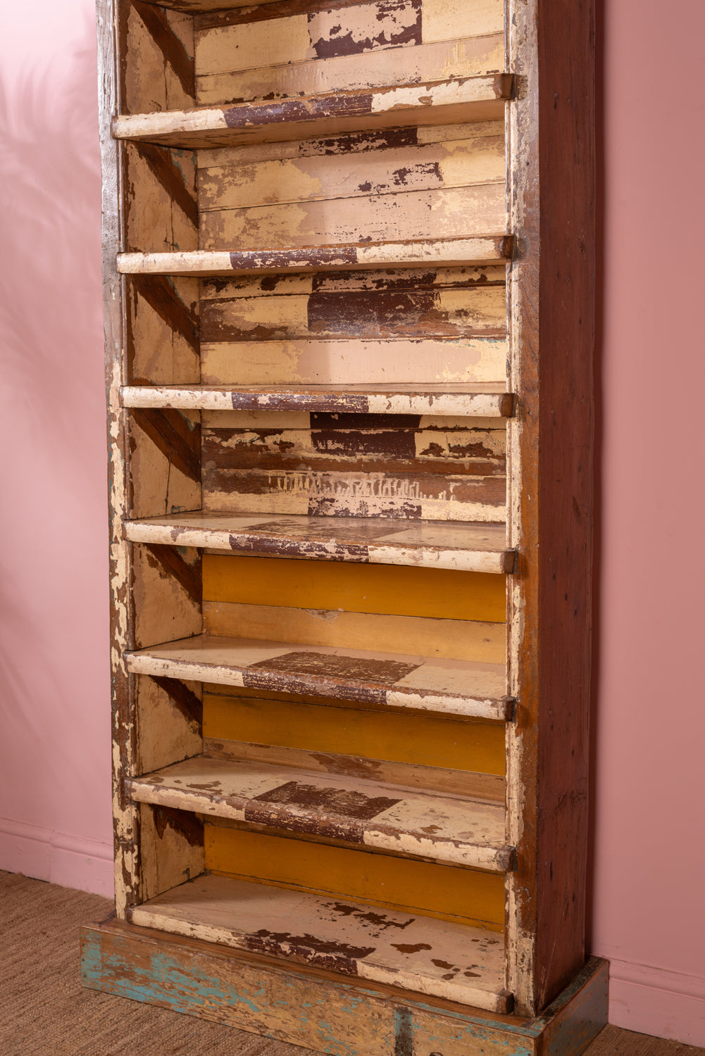 Tall Vintage Cream Shelves Ian Snow Ltd