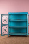 Light Blue Vintage Glazed Cabinet