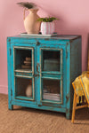 Vintage Light Blue Cabinet