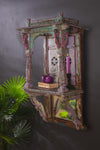 Vintage Colourful Temple Mirror