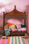 Ornate Vintage Wooden Day Bed