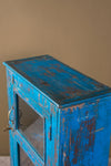 Blue Vintage Side Cabinet