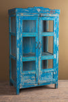 Blue Vintage Display Cabinet