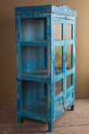 Blue Vintage Display Cabinet