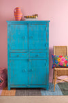 Blue Vintage Wooden Almirah
