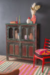 Red & Green Vintage Cabinet