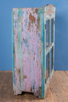 Vintage Blue & Lilac Glazed Cabinet