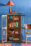 Vintage Blue Display Cabinet